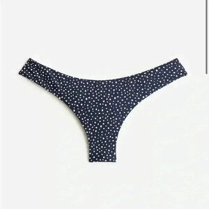 New with tags J crew Hipster bikini bottom in dot in size xxs